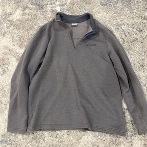 Columbia Dark Gray Quarter-Zip Pullover - Men’s XL